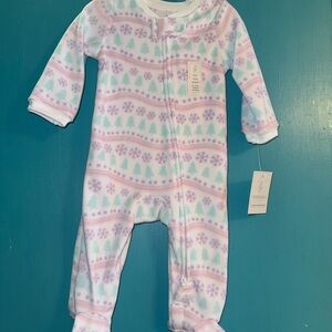 Cozy Pastel Patterned Footie